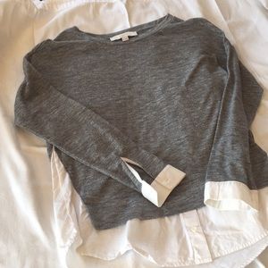 LOFT Layered look shirt. Size XS